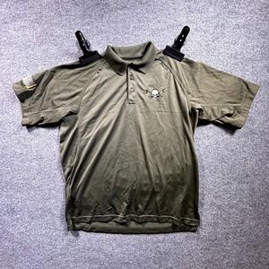 CornerStone Polo Shirt Men Large Army Aviation Operations Facility Guam Tactical